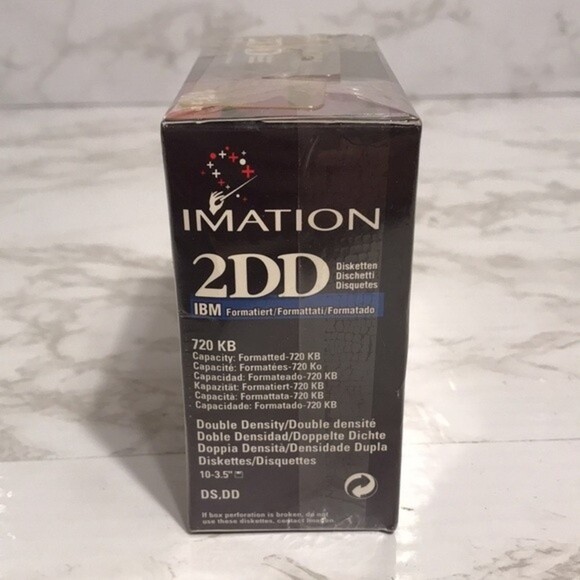Imation 2DD IBM 3m disks set of 10 - Picture 2 of 7